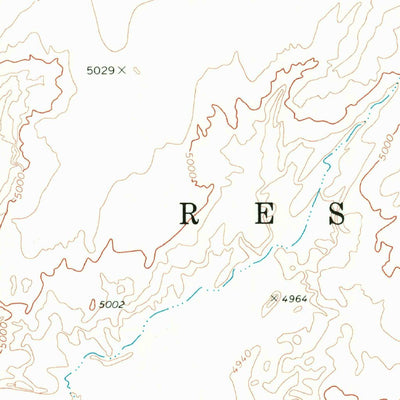 United States Geological Survey Mexican Water SW, AZ (1968, 24000-Scale) digital map