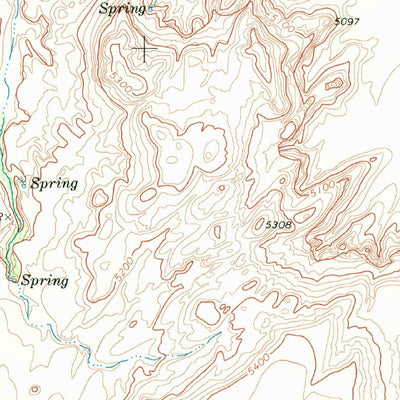 United States Geological Survey Mexican Water SW, AZ (1968, 24000-Scale) digital map