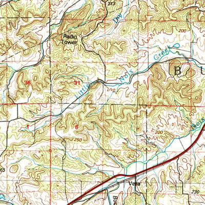 United States Geological Survey Mexico, MO-IL (1986, 100000-Scale) digital map