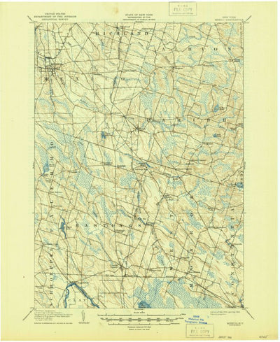 United States Geological Survey Mexico, NY (1905, 62500-Scale) digital map