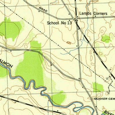 United States Geological Survey Mexico, NY (1943, 31680-Scale) digital map