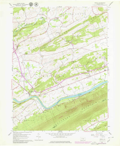 United States Geological Survey Mexico, PA (1959, 24000-Scale) digital map