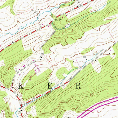 United States Geological Survey Mexico, PA (1959, 24000-Scale) digital map
