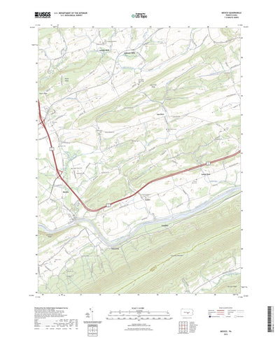 United States Geological Survey Mexico, PA (2023, 24000-Scale) digital map