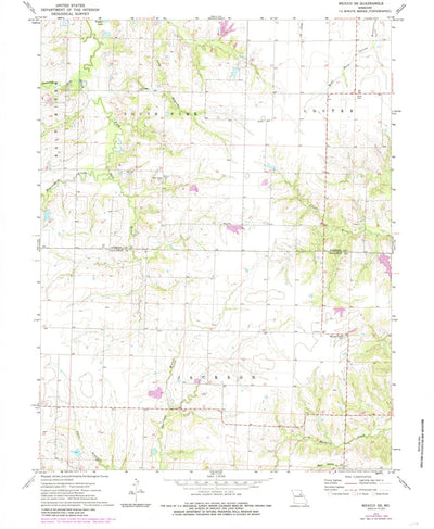 United States Geological Survey Mexico SE, MO (1972, 24000-Scale) digital map