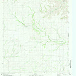 United States Geological Survey Meyers Canyon NE, TX (1980, 24000-Scale) digital map