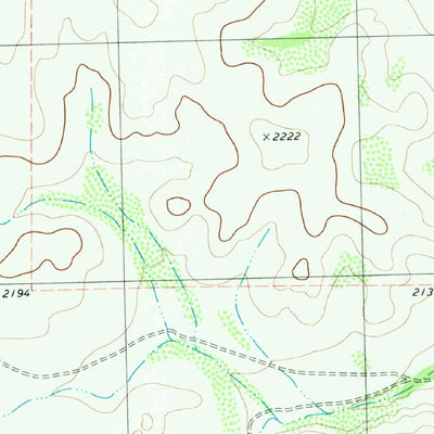 United States Geological Survey Meyers Canyon NE, TX (1980, 24000-Scale) digital map