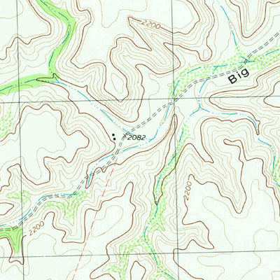 United States Geological Survey Meyers Canyon NE, TX (1980, 24000-Scale) digital map