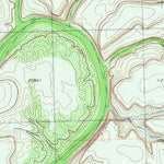 United States Geological Survey Meyers Canyon NW, TX (1980, 24000-Scale) digital map