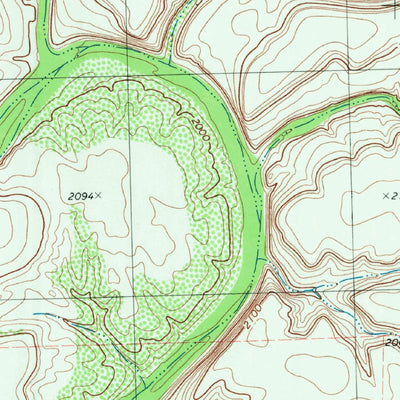 United States Geological Survey Meyers Canyon NW, TX (1980, 24000-Scale) digital map