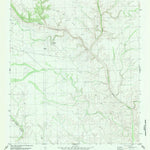 United States Geological Survey Meyers Canyon, TX (1980, 24000-Scale) digital map