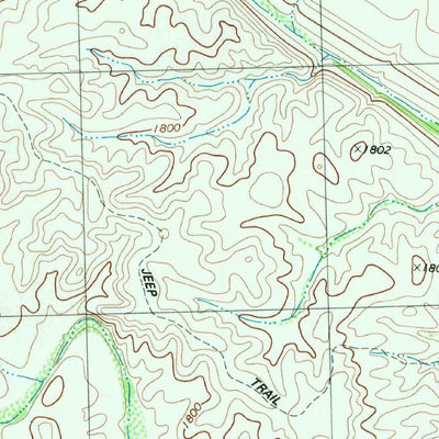 United States Geological Survey Meyers Canyon, TX (1980, 24000-Scale) digital map