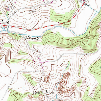United States Geological Survey Meyersdale, PA (1968, 24000-Scale) digital map