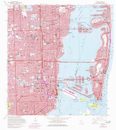 United States Geological Survey Miami, FL (1962, 24000-Scale) digital map