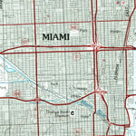 United States Geological Survey Miami, FL (1981, 100000-Scale) digital map