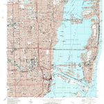 United States Geological Survey Miami, FL (1988, 24000-Scale) digital map