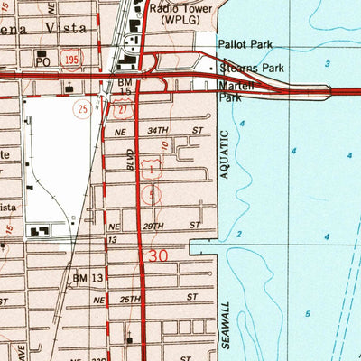 United States Geological Survey Miami, FL (1988, 24000-Scale) digital map