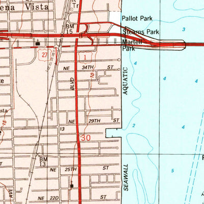 United States Geological Survey Miami, FL (1994, 24000-Scale) digital map