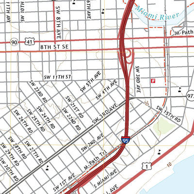 United States Geological Survey Miami, FL (2021, 24000-Scale) digital map