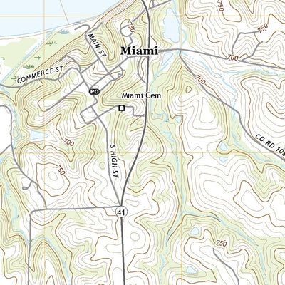 United States Geological Survey Miami, MO (2021, 24000-Scale) digital map