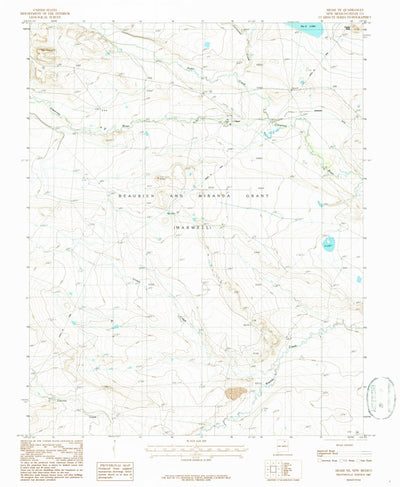 United States Geological Survey Miami NE, NM (1987, 24000-Scale) digital map