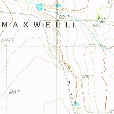 United States Geological Survey Miami NE, NM (1987, 24000-Scale) digital map