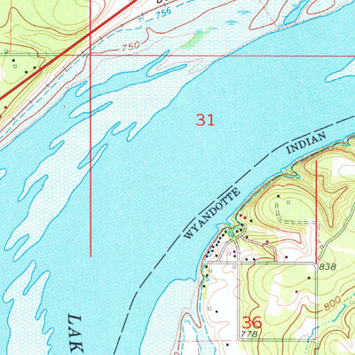United States Geological Survey Miami SE, OK (1961, 24000-Scale) digital map