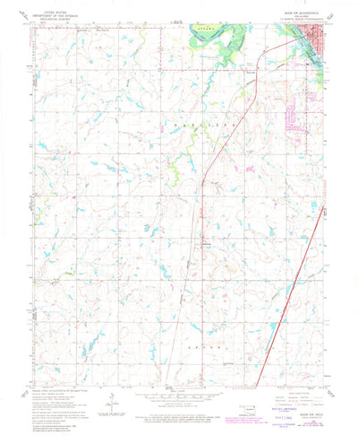 United States Geological Survey Miami SW, OK (1961, 24000-Scale) digital map