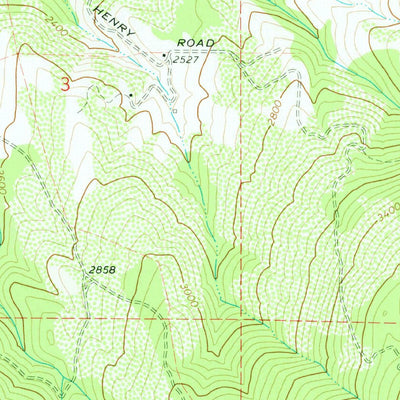United States Geological Survey Mica Peak, WA-ID (1973, 24000-Scale) digital map