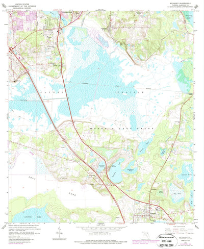 United States Geological Survey Micanopy, FL (1966, 24000-Scale) digital map