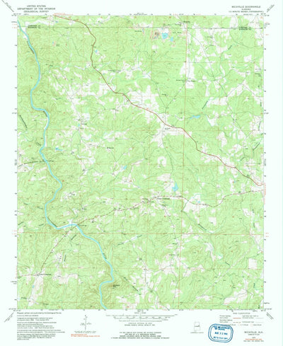 United States Geological Survey Micaville, AL (1970, 24000-Scale) digital map