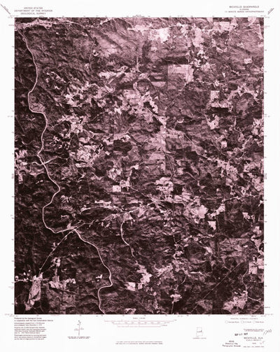 United States Geological Survey Micaville, AL (1975, 24000-Scale) digital map
