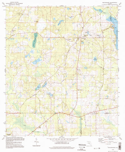 United States Geological Survey Miccosukee, FL (1994, 24000-Scale) digital map