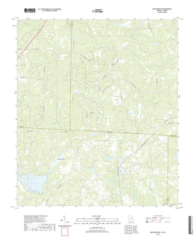 United States Geological Survey Miccosukee NE, GA (2020, 24000-Scale) digital map