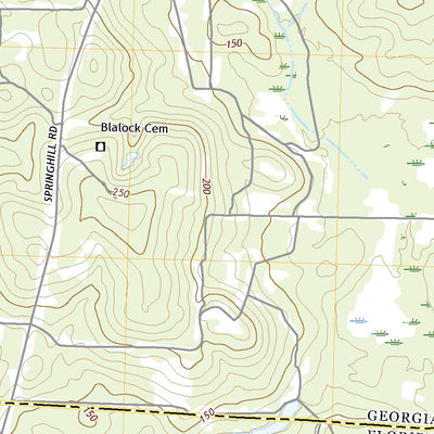United States Geological Survey Miccosukee NE, GA (2020, 24000-Scale) digital map