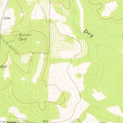 United States Geological Survey Miccosukee NE, GA-FL (1957, 24000-Scale) digital map