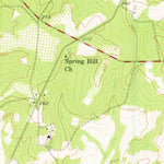 United States Geological Survey Miccosukee NE, GA-FL (1957, 24000-Scale) digital map