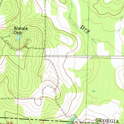 United States Geological Survey Miccosukee NE, GA-FL (1982, 24000-Scale) digital map