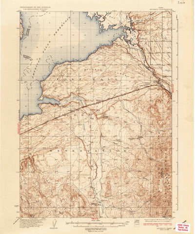 United States Geological Survey Michaud, ID (1937, 62500-Scale) digital map
