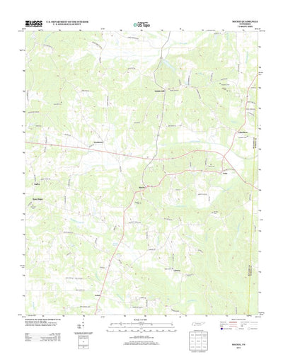 United States Geological Survey Michie, TN (2013, 24000-Scale) digital map