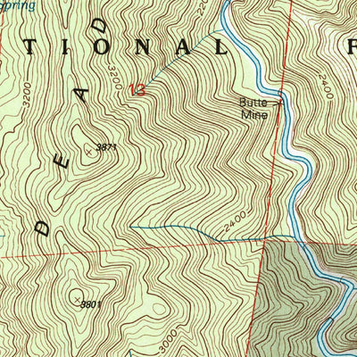 United States Geological Survey Michigan Bluff, CA (2000, 24000-Scale) digital map