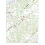 United States Geological Survey Michigan City East, IN (2022, 24000-Scale) digital map