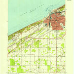 United States Geological Survey Michigan City West, IN (1953, 24000-Scale) digital map