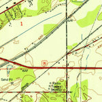 United States Geological Survey Michigan City West, IN (1953, 24000-Scale) digital map