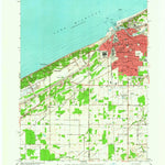 United States Geological Survey Michigan City West, IN (1962, 24000-Scale) digital map