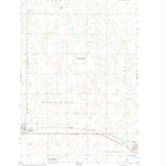 United States Geological Survey Michigan East, ND (1971, 24000-Scale) digital map