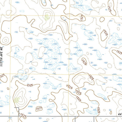 United States Geological Survey Michigan East, ND (2020, 24000-Scale) digital map