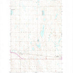 United States Geological Survey Michigan West, ND (1971, 24000-Scale) digital map