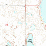 United States Geological Survey Michigan West, ND (1971, 24000-Scale) digital map