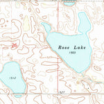 United States Geological Survey Michigan West, ND (1971, 24000-Scale) digital map